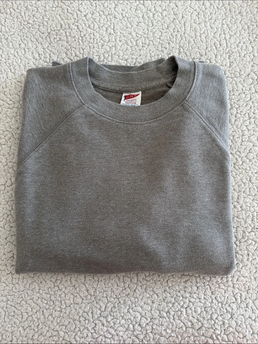 J.Crew Sportswear Men's Crewneck Sweatshirt - Gray